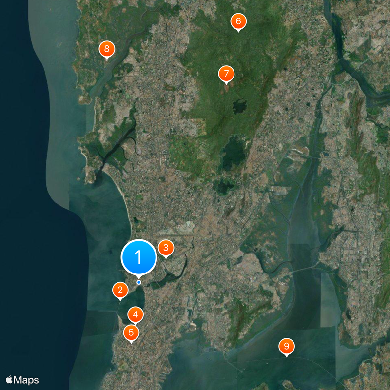 Mumbai suburban Karte