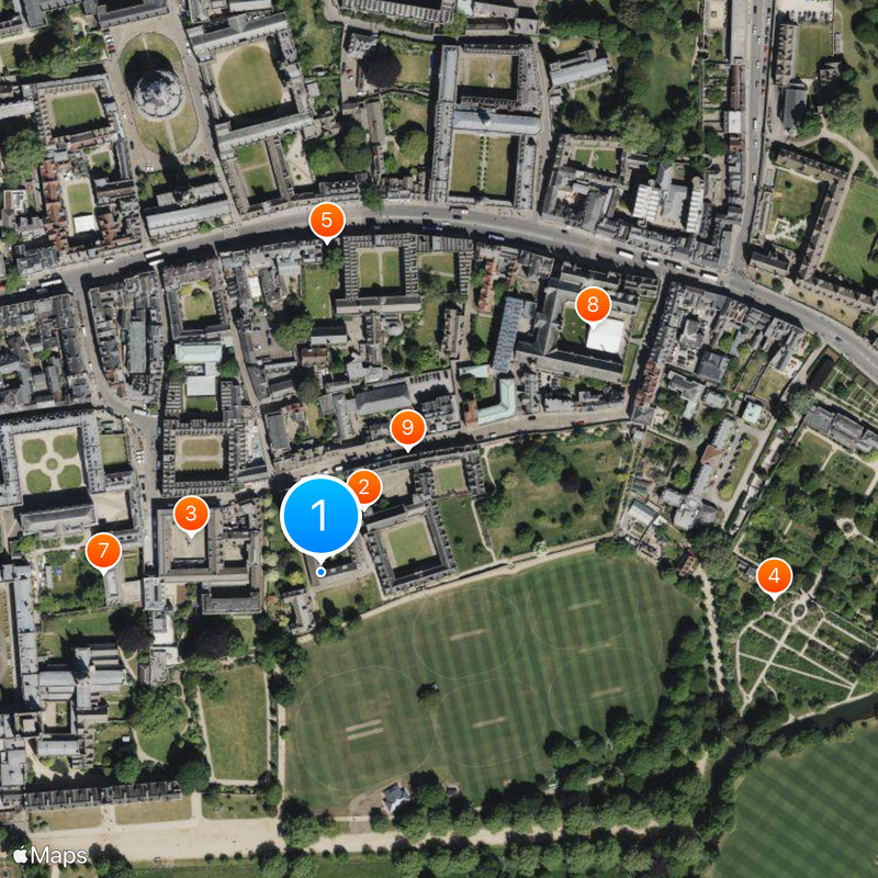 College de Merton Carte