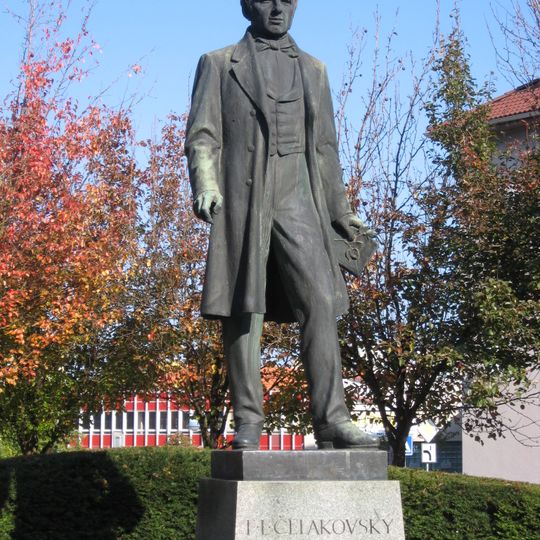 Statue of František Ladislav Čelakovský in Strakonice