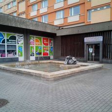 Kašna u Palackého ulice v Chomutově