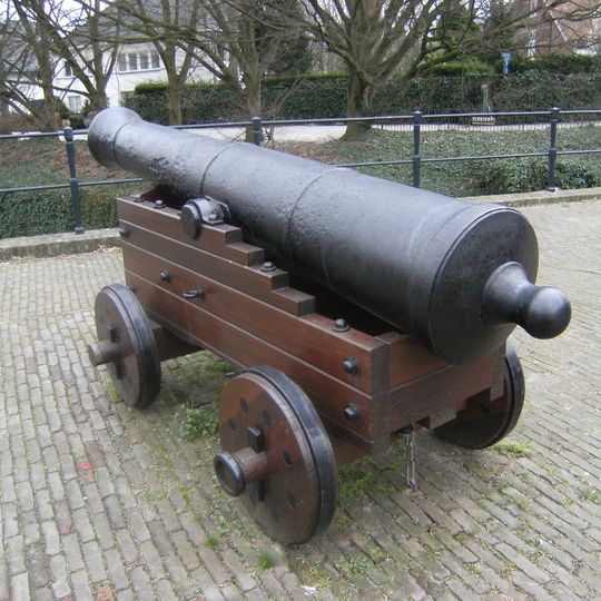 De overblijfselen van de vestingwerken