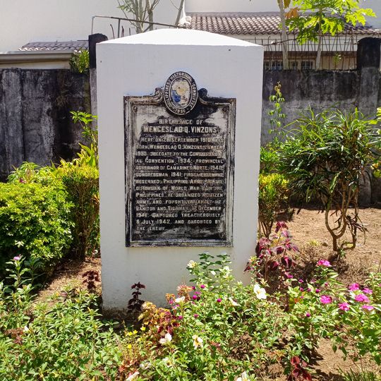Birthplace of Wenceslao Q. Vinzons historical marker