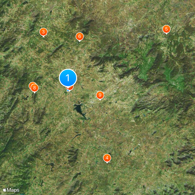 Pau dos Ferros Mappa