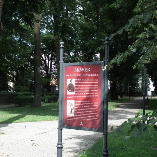 Skwer Fajta i Kałkusińskiego w Radomsku