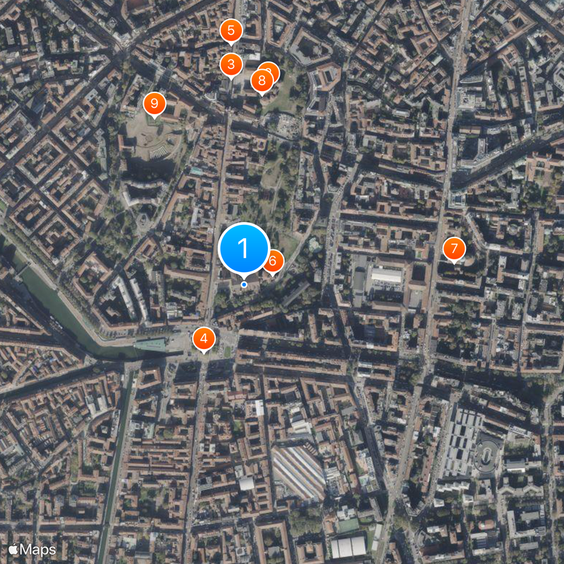 Basilica of Sant'Eustorgio Map