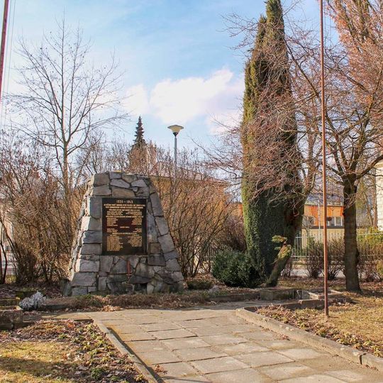 Pomník padlým v Horní Libině na náměstí