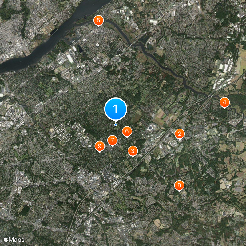 Moorestown Township Mappa