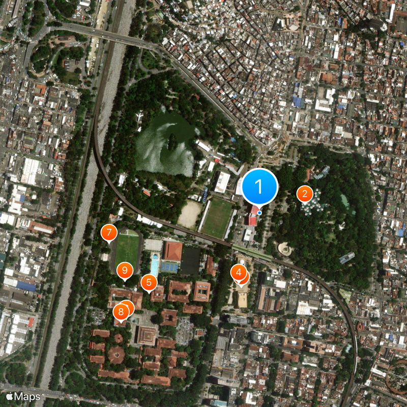 Parque Explora Map