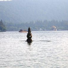 Three Pools Mirroring the Moon