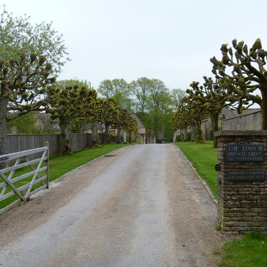 Walls Of Walled Garden Including Gates Circa 50 Metres North West Of Notgrove Manor