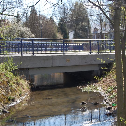 Most ulice Karola Śliwky přes Mlýnku