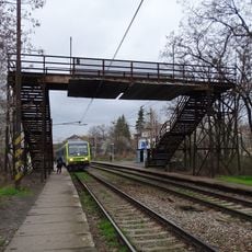 Footbridge of Praha-Strašnice zastávka