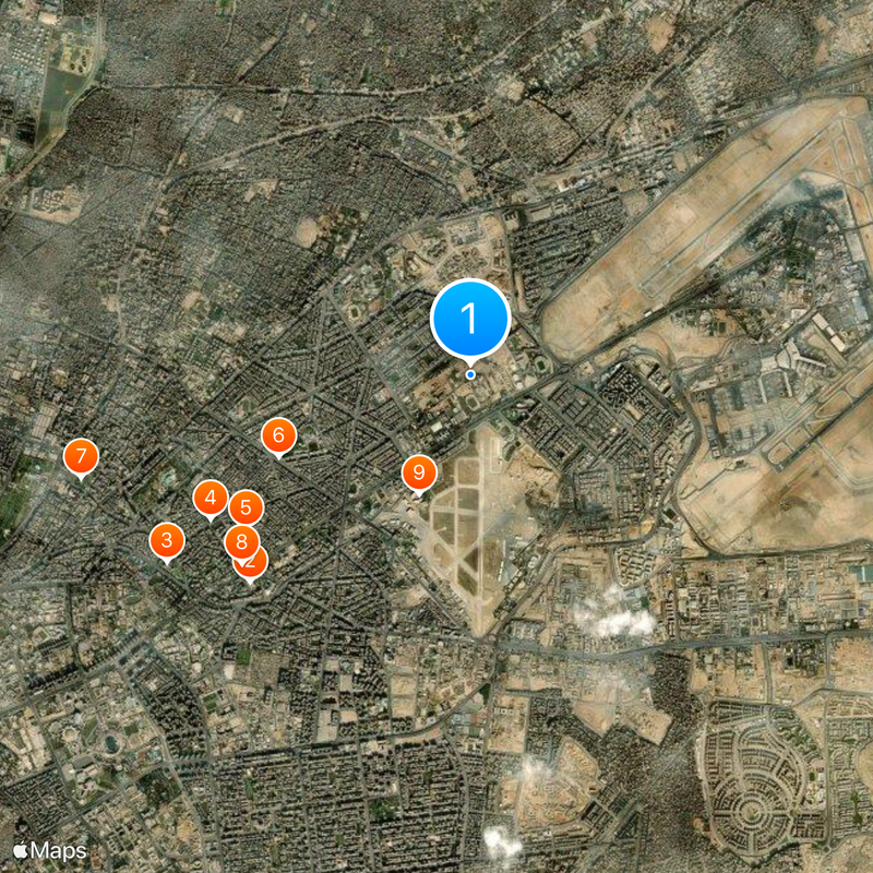 Egyptian Military College Map