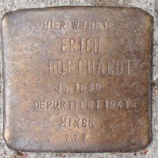 Stolperstein dedicated to Erich Borchardt