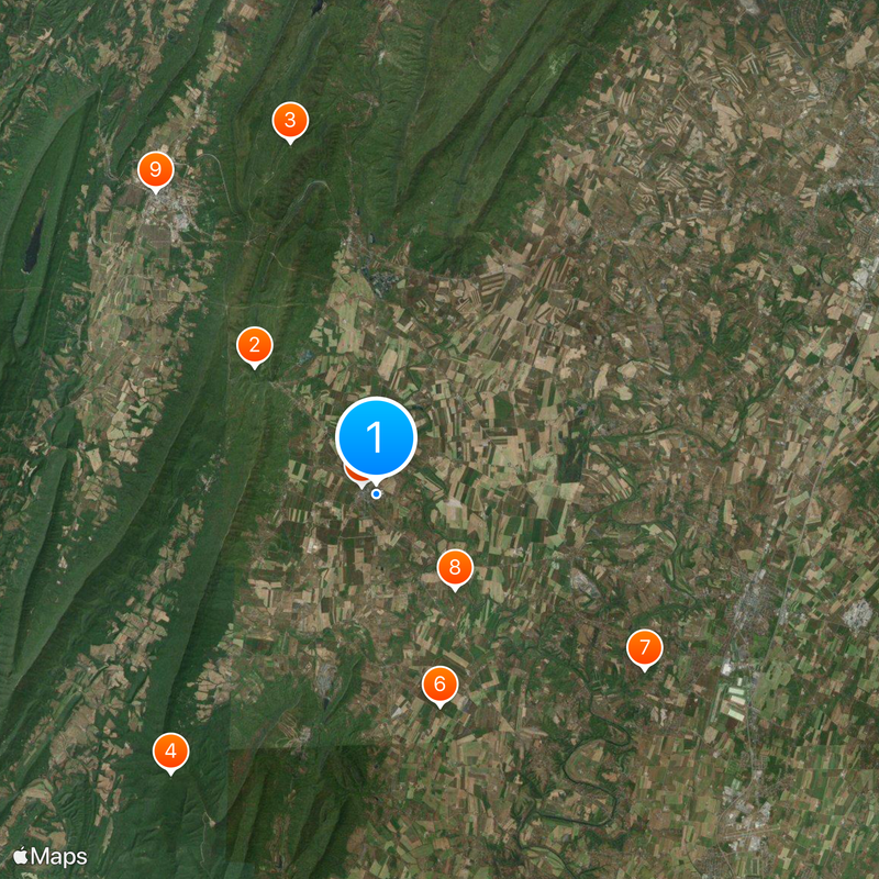 Mercersburg Academy Map