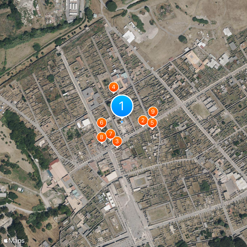 Maison du Faune Carte