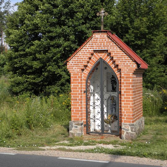 Saint John Nepomuk wayside shrine in Jastrzębia