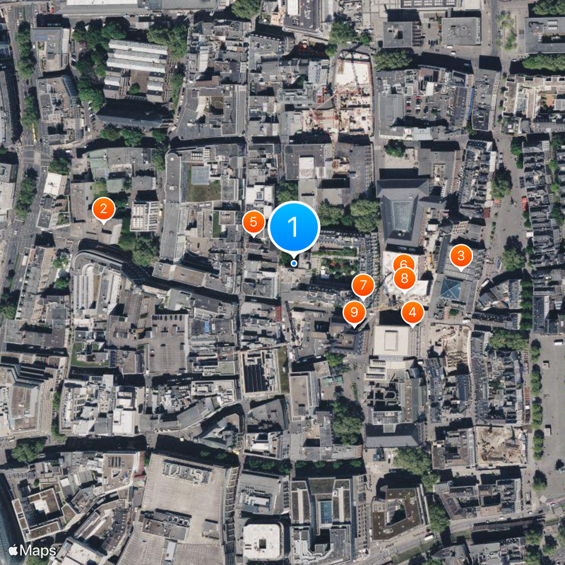 Colonia Claudia Ara Agrippinensium Mapa