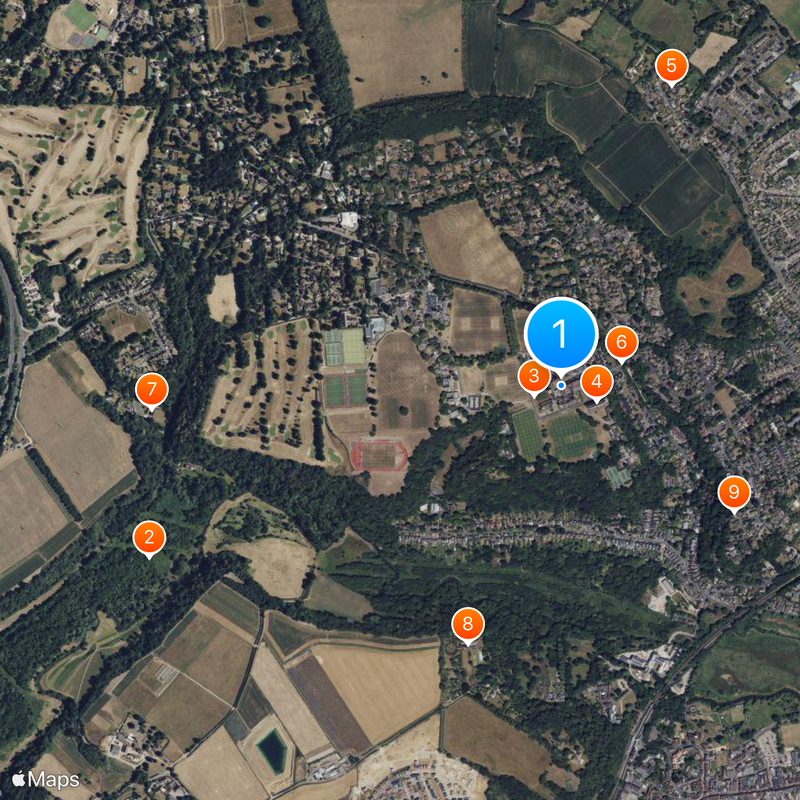 Charterhouse School Map