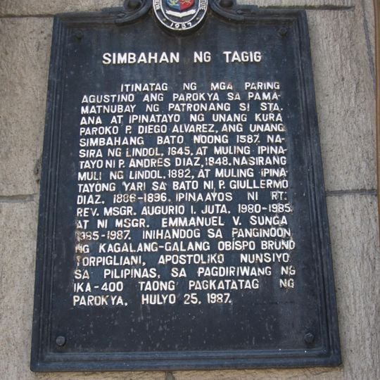 Church of Taguig historical marker