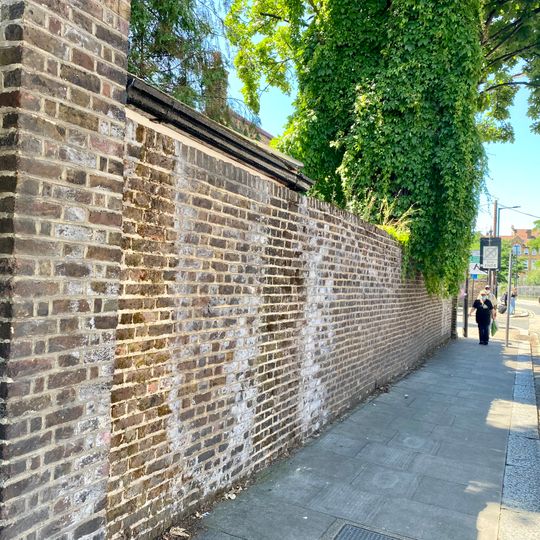 Wall Running West From Just West Of Entrance Lodge To Millfield House