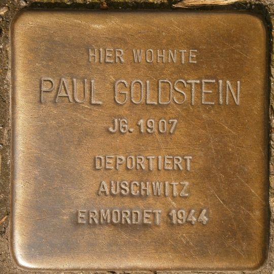 Stolperstein für Paul Goldstein