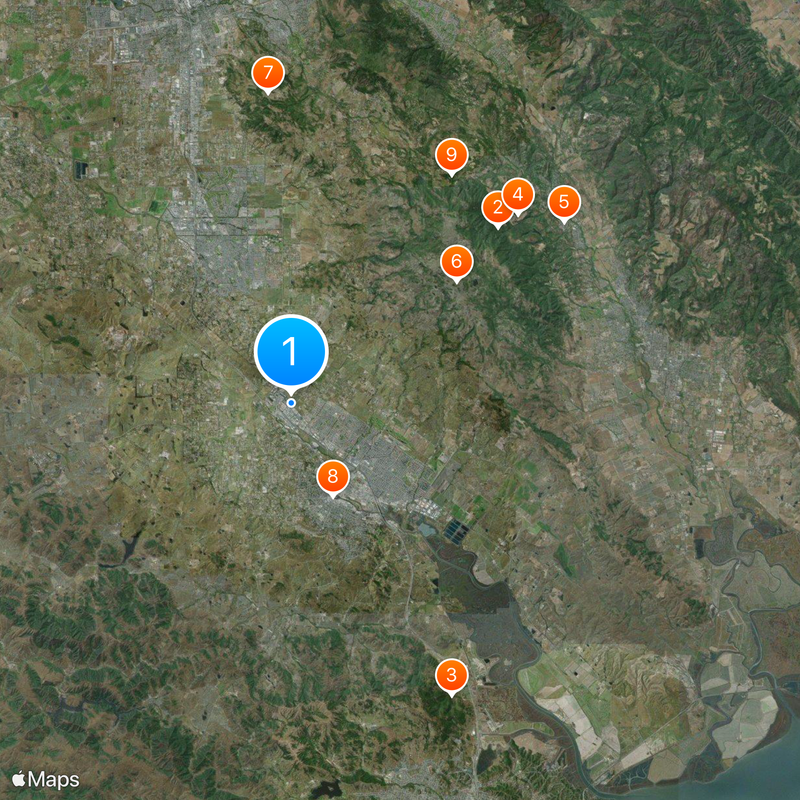 Lagunitas Brewing Company Map
