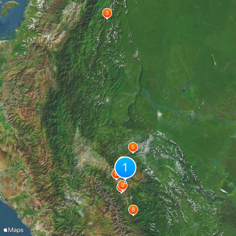 Amazonas Department Map