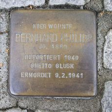Stolperstein dedicated to Bernhard Philipp