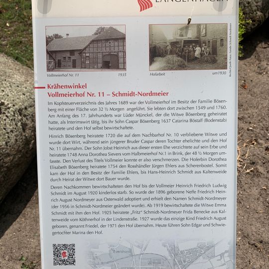 GLIEM Tafel 29 Vollmeierhof Nr. 11