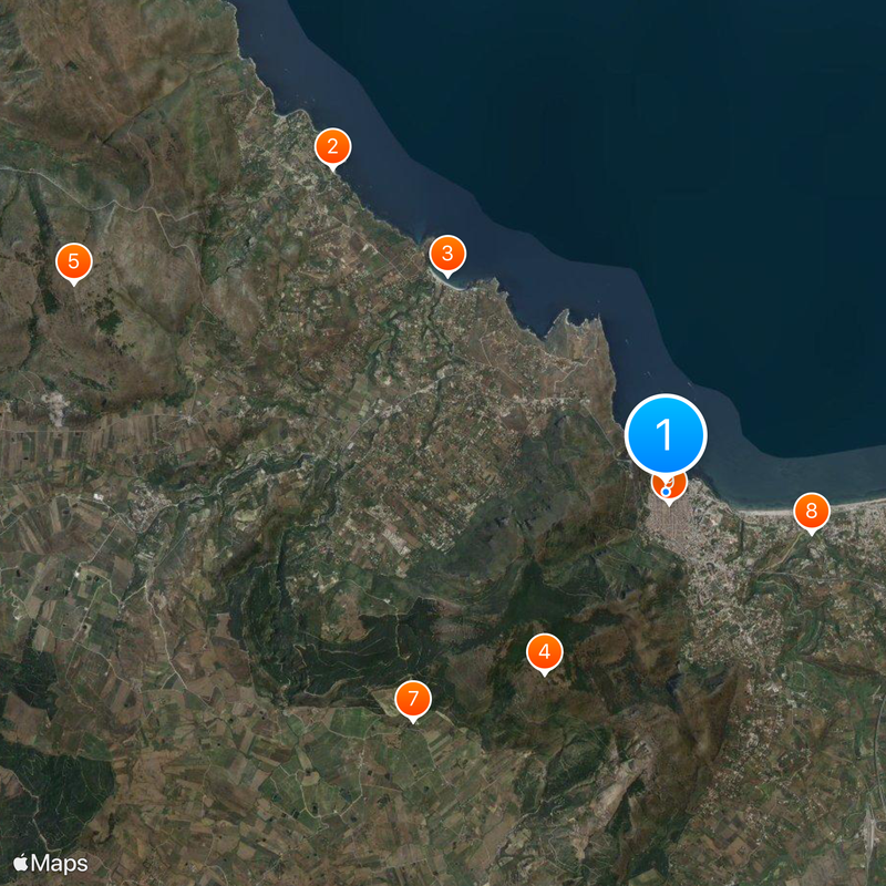 Castellammare del Golfo Karte