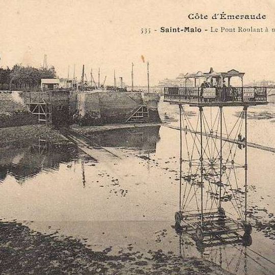 Pont roulant de Saint-Malo à Saint-Servan