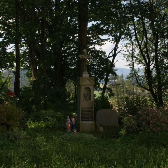 Boží muka jižně od poutního kostela svaté Anny u Všerub