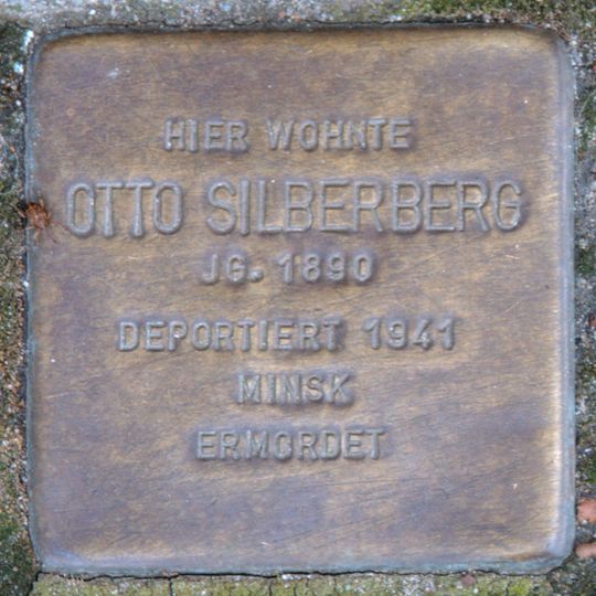 Stolperstein dedicated to Otto Silberberg