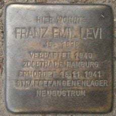 Stolperstein dedicated to Franz Emil Levi
