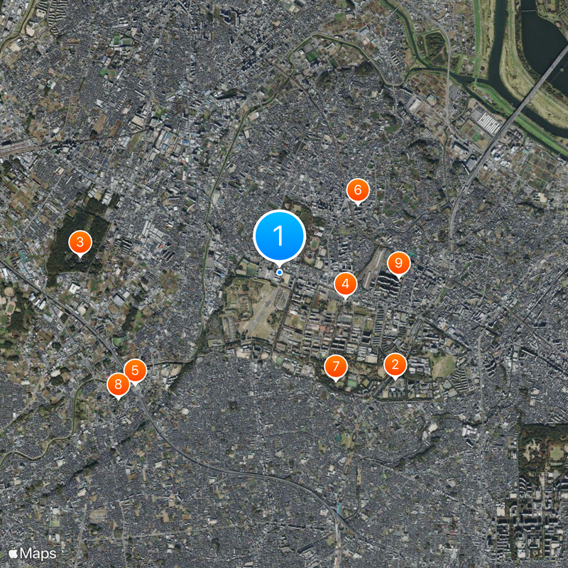 Asaka High School Map