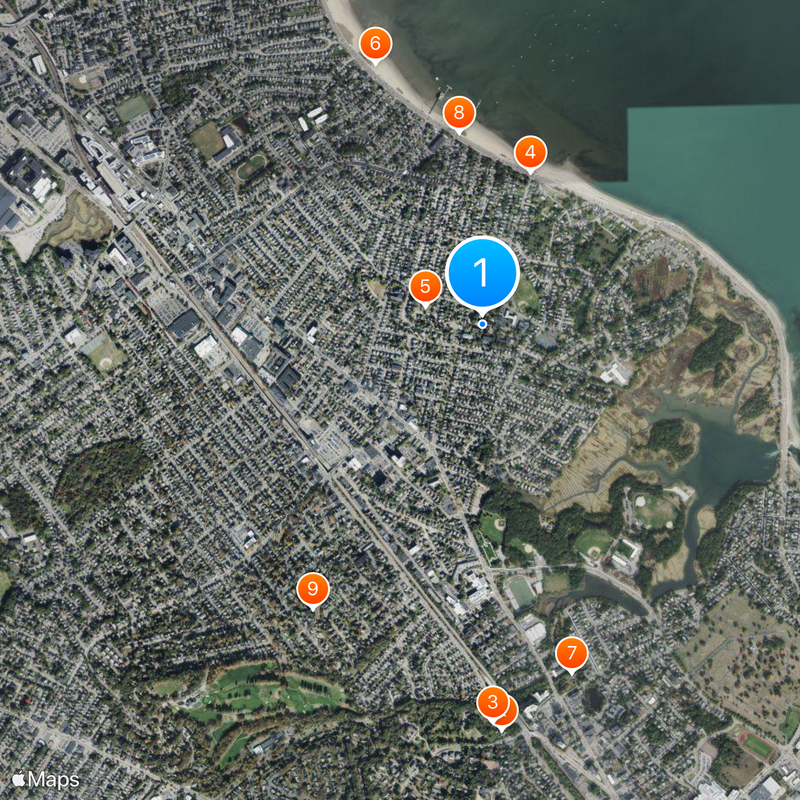 Eastern Nazarene College Karte