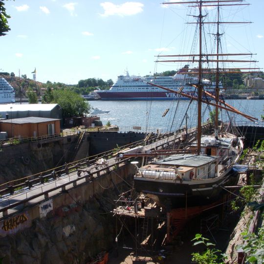 Västra dockan på Beckholmen