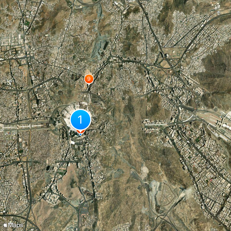 Abraj Al Bait Towers Carte