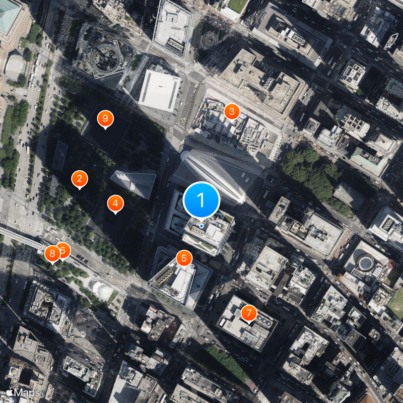 175 Greenwich Street Kaart