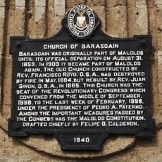 Church of Barasoain historical marker