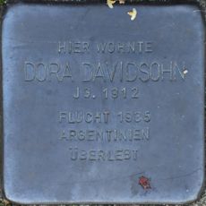 Stolperstein dedicated to Dora Davidsohn