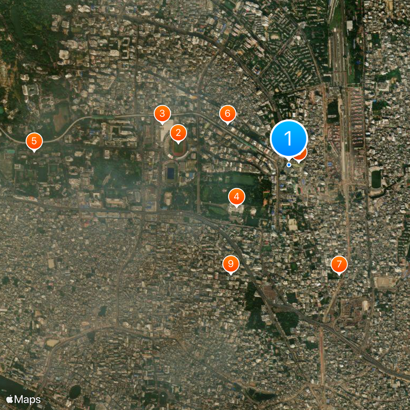 Bangladesh Bank Map