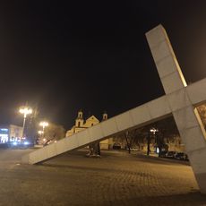 Cross in  Plac Ignacego Daszyńskiego in Częstochowa
