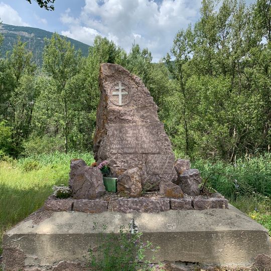 Monument du 26 juillet 1944 du maquis du canton de Guillestre