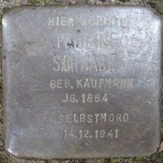 Stolperstein en memoria de Pauline Schwabe