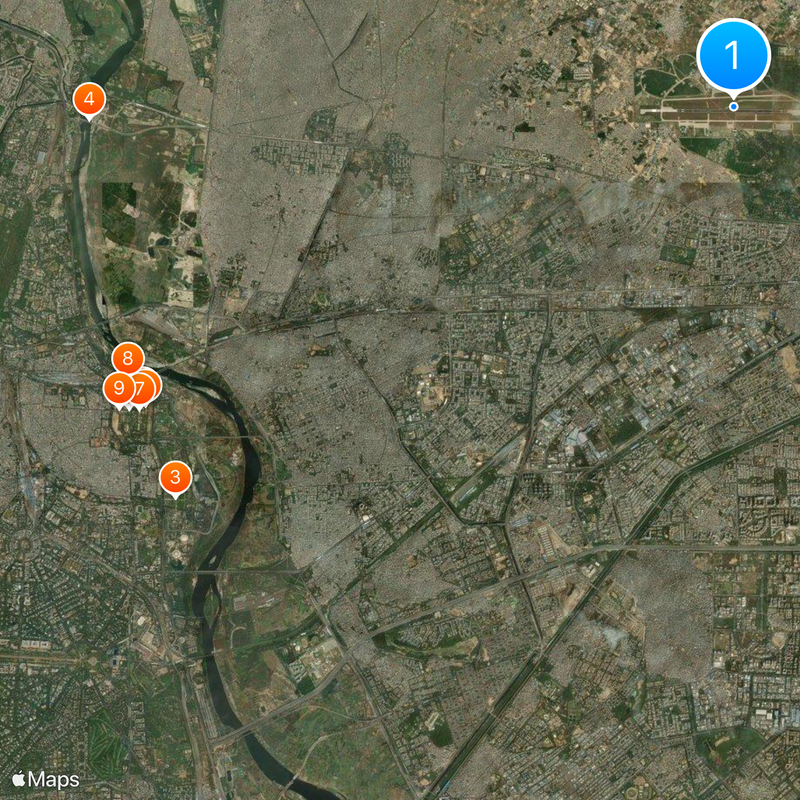 Hindan Air Force Station Map