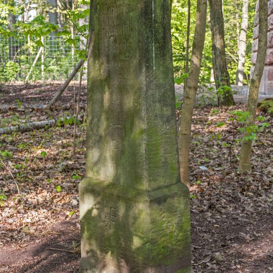 Gedenkstein für einen 1869 verunglückten Schüler