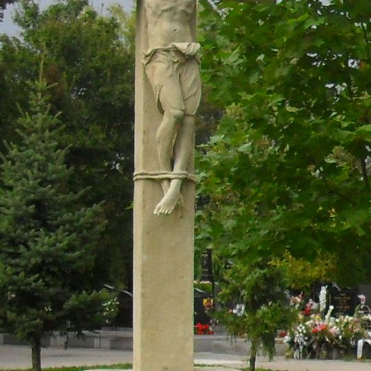 Golgota, súsošie veľkej Kalvári, kríž s korpusom II.