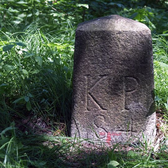 Sächsisch-Preußischer Grenzstein: Pilar Nr. 84